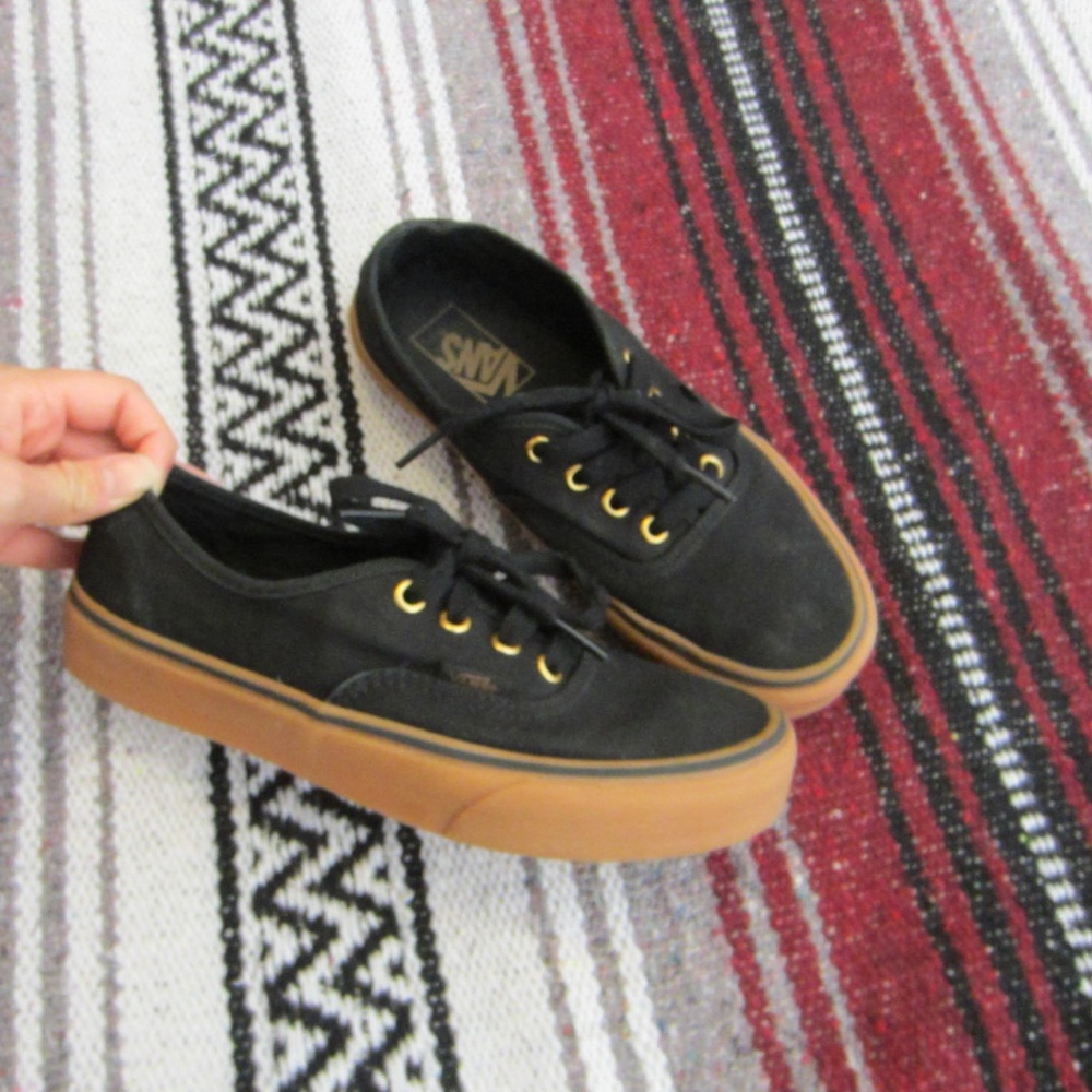 Vans Black and Brown Sneakers